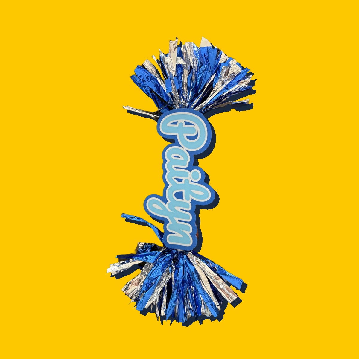 Custom Name Pom-Pom Toy, a handmade 3D print