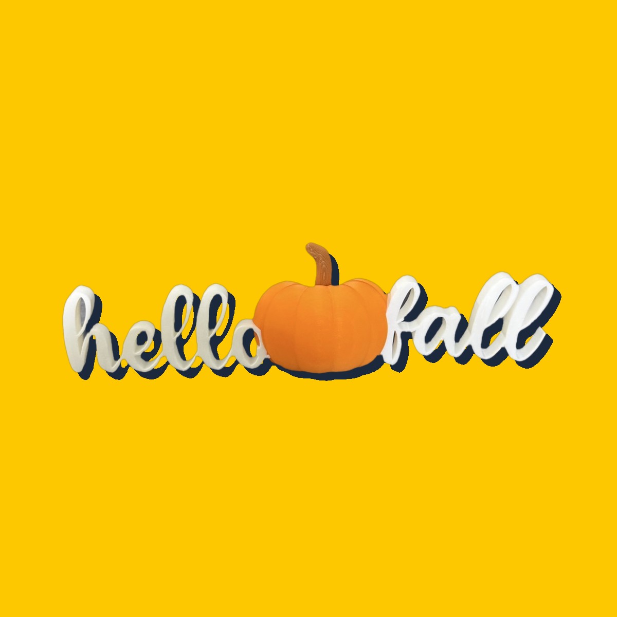 Hello Fall Sign